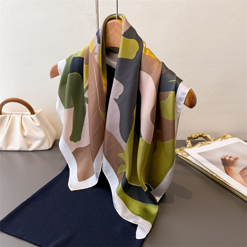 Face Scarf Mask - 2026 Neuer Damen Quadratischer Schal aus