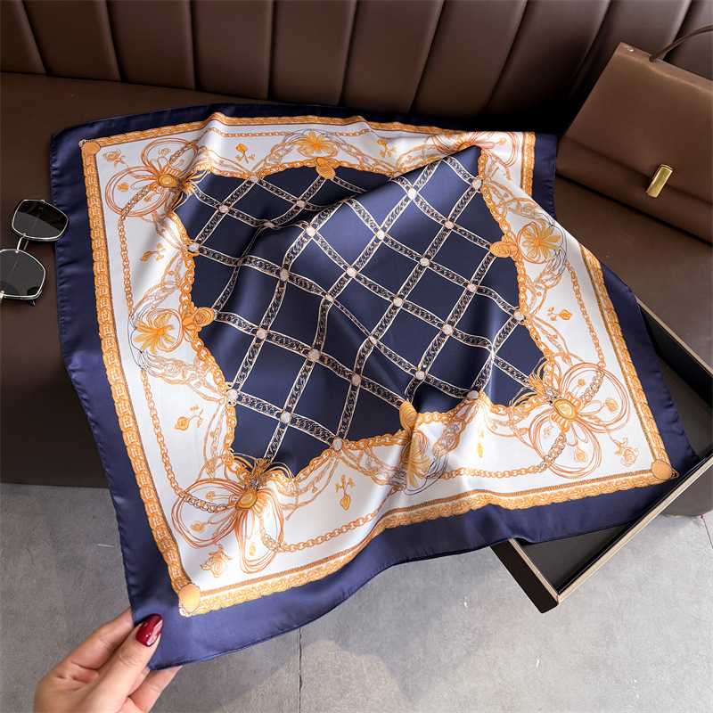 Blauer Klassischer Seidenschal – Face Scarf Mask Bewertung und Preis